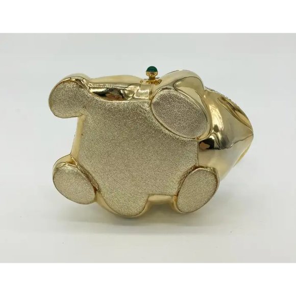 Judith Leiber Swarovski Crystal Frog Minaudiere - Picture 8 of 14